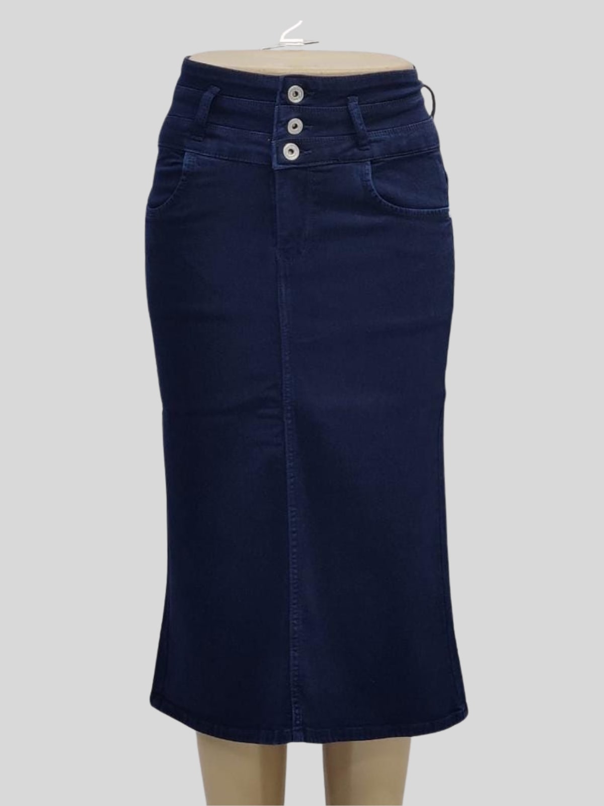 Straight Skirt with Pockets